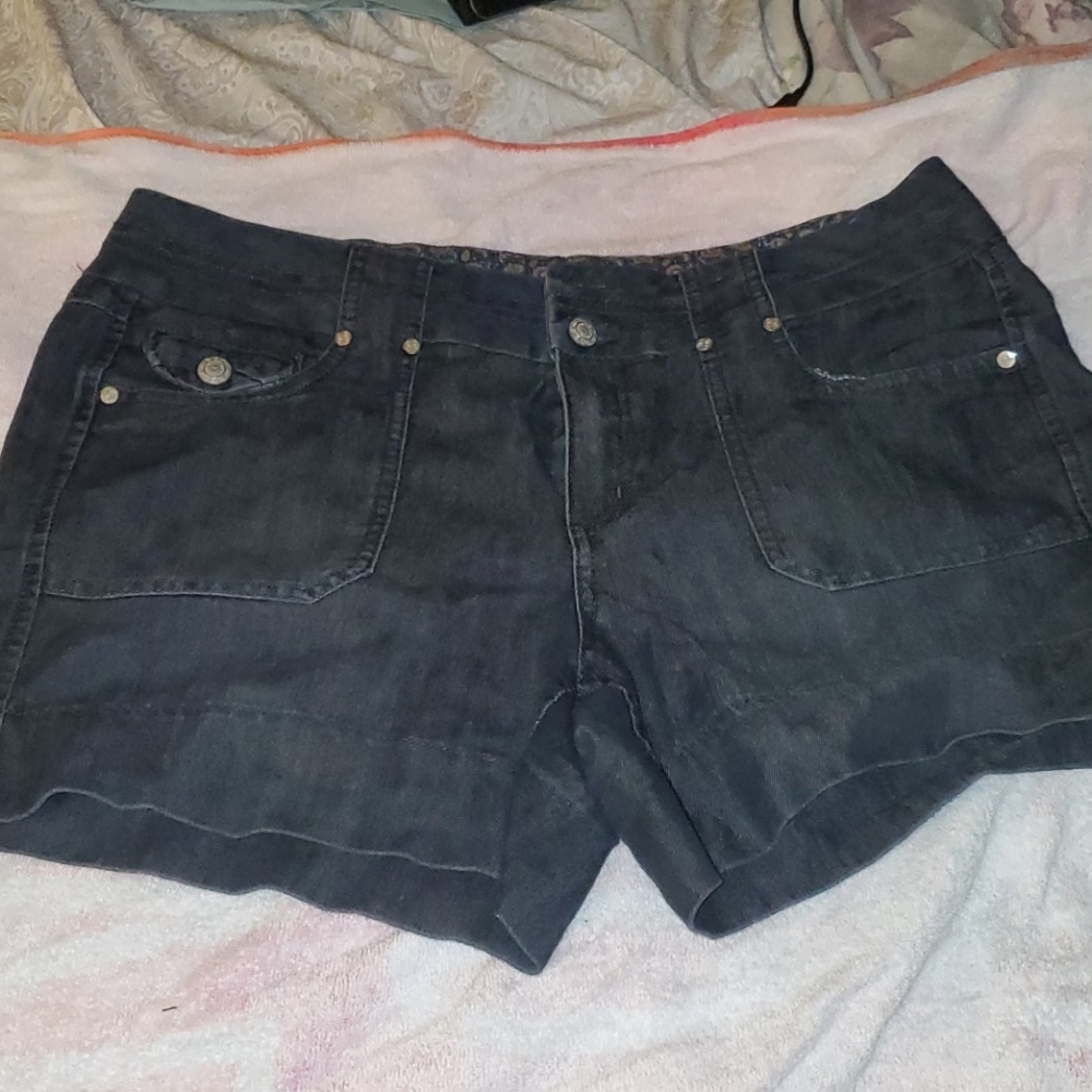 Denim shorts